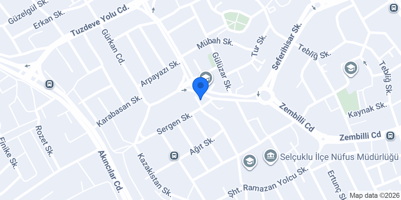 Miraç Mobilya konumu