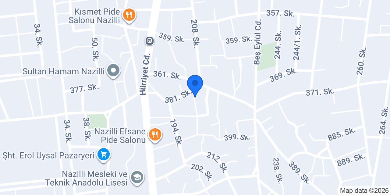 Nazilli Tel Örgü konumu