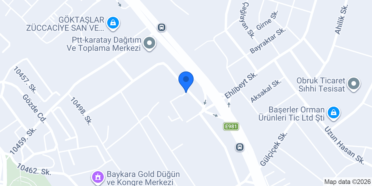 PLT Prefabrik ve Konteyner konumu