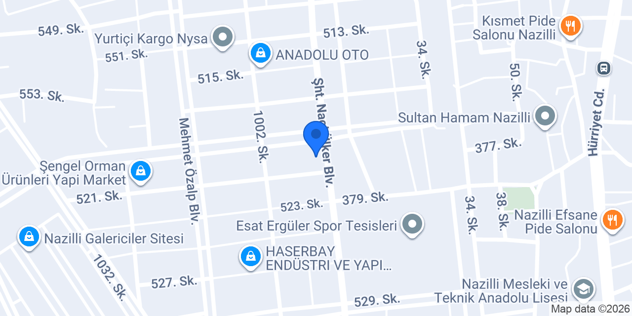 Karadağ auto garage konumu