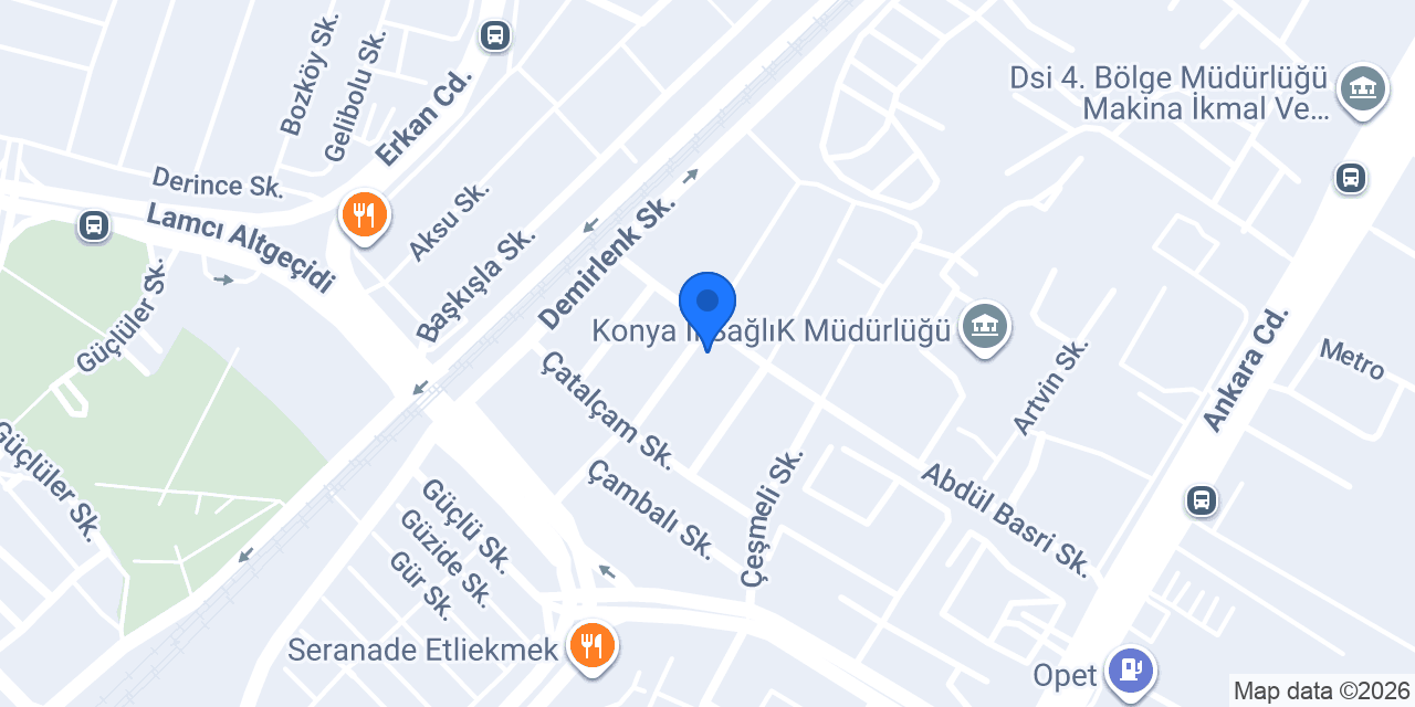 Keklik Oto Boya konumu