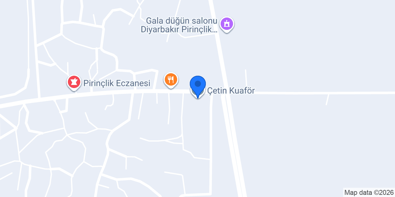 Çetin Kuaför konumu
