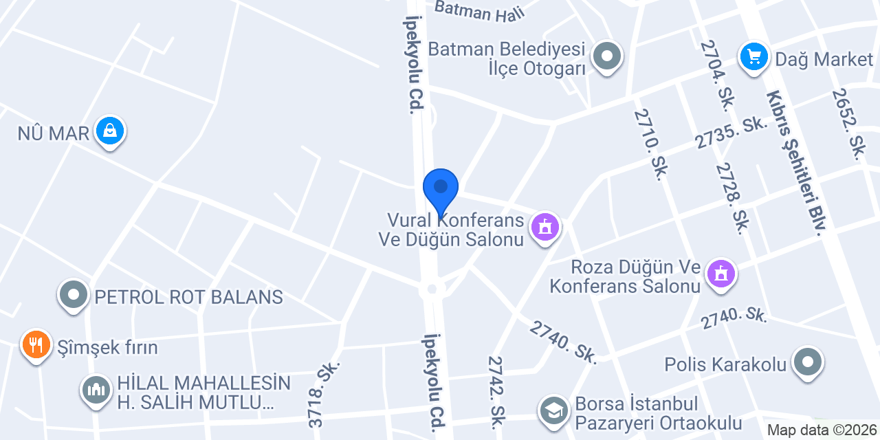Keskin inşaat konumu
