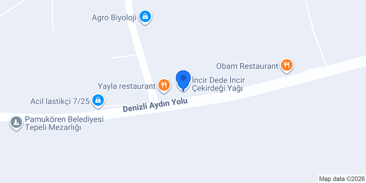 İncir Dede İncir Çekirdeği Yağı konumu