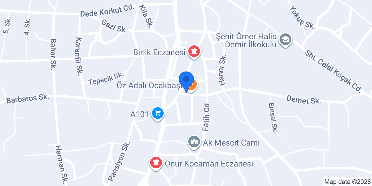 Tadim Lokantası konumu