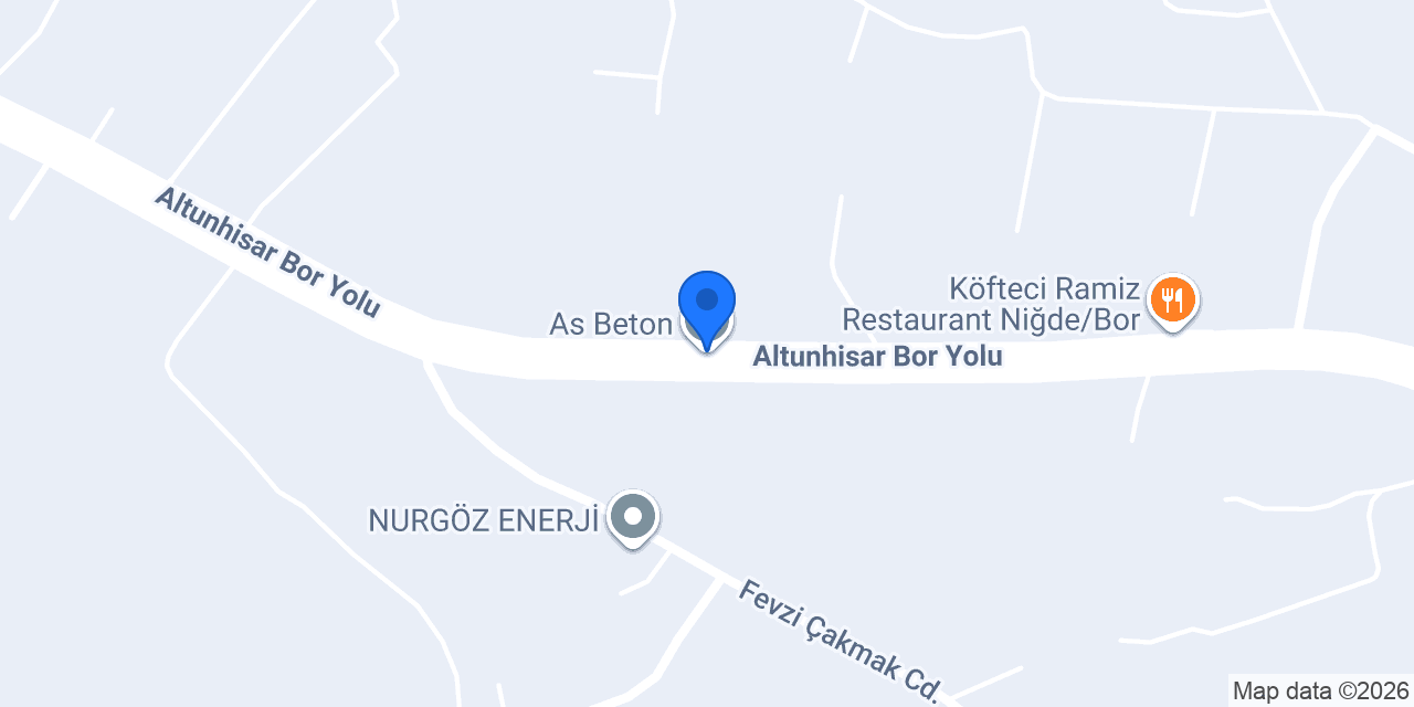 As Beton konumu