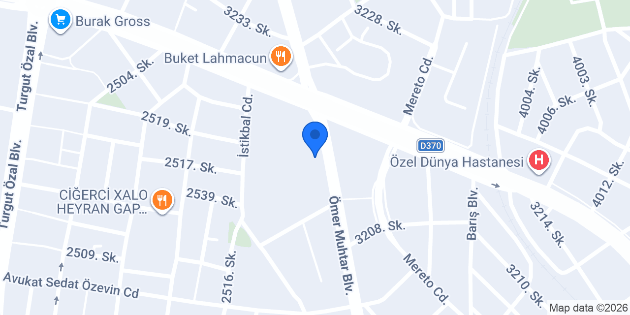 Bohem Perde konumu