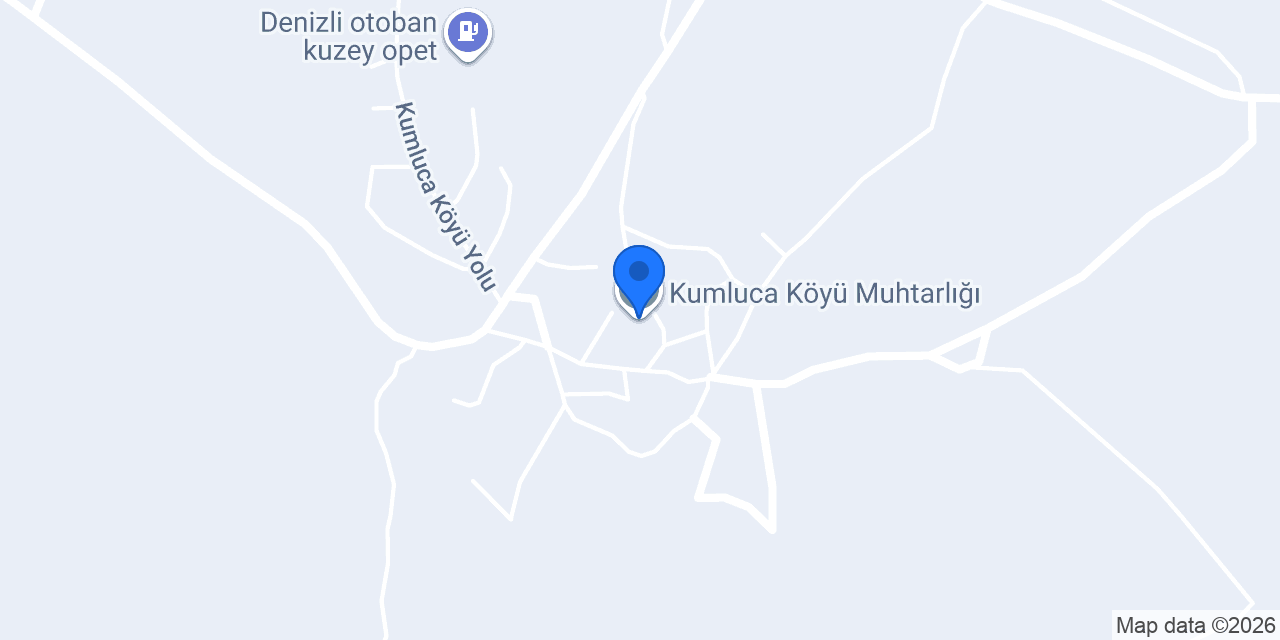 Kumluca Köyü Muhtarlığı konumu