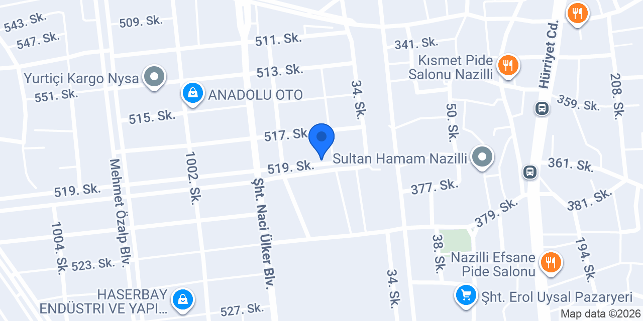 Taner Ticaret konumu
