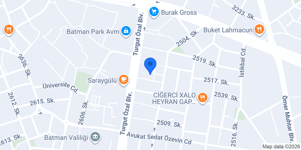 YDM İNŞAAT konumu