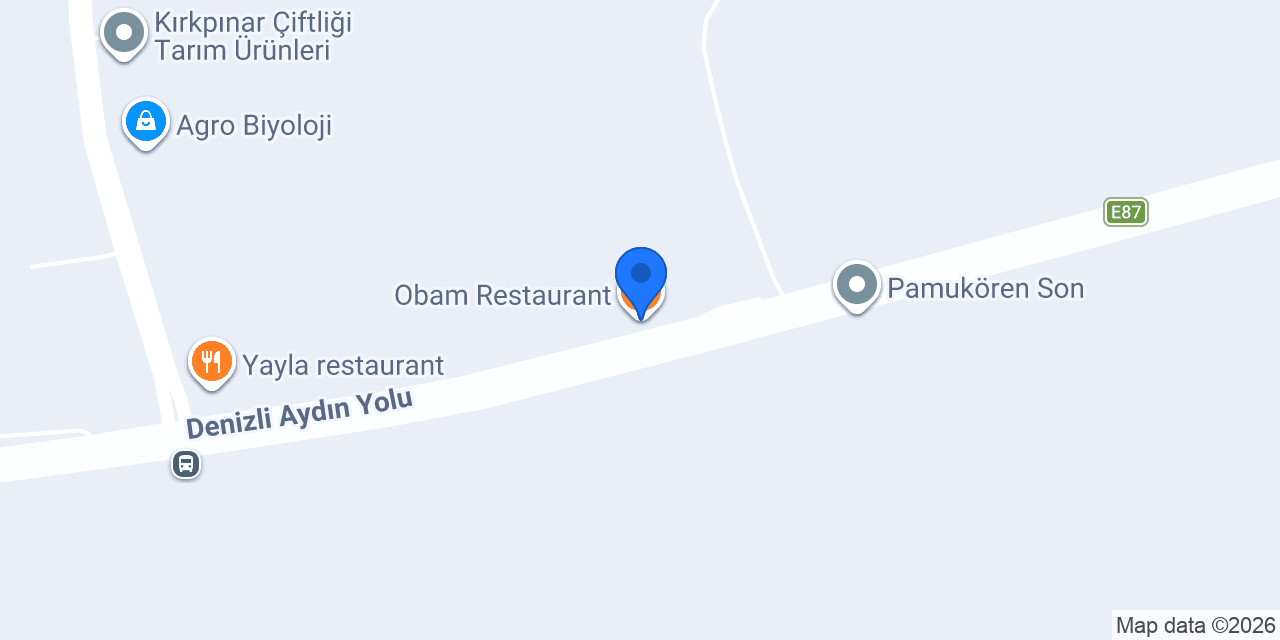 Obam Restaurant konumu