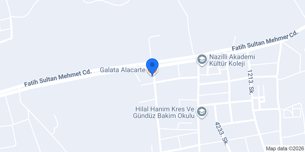 Galata Alacarte konumu