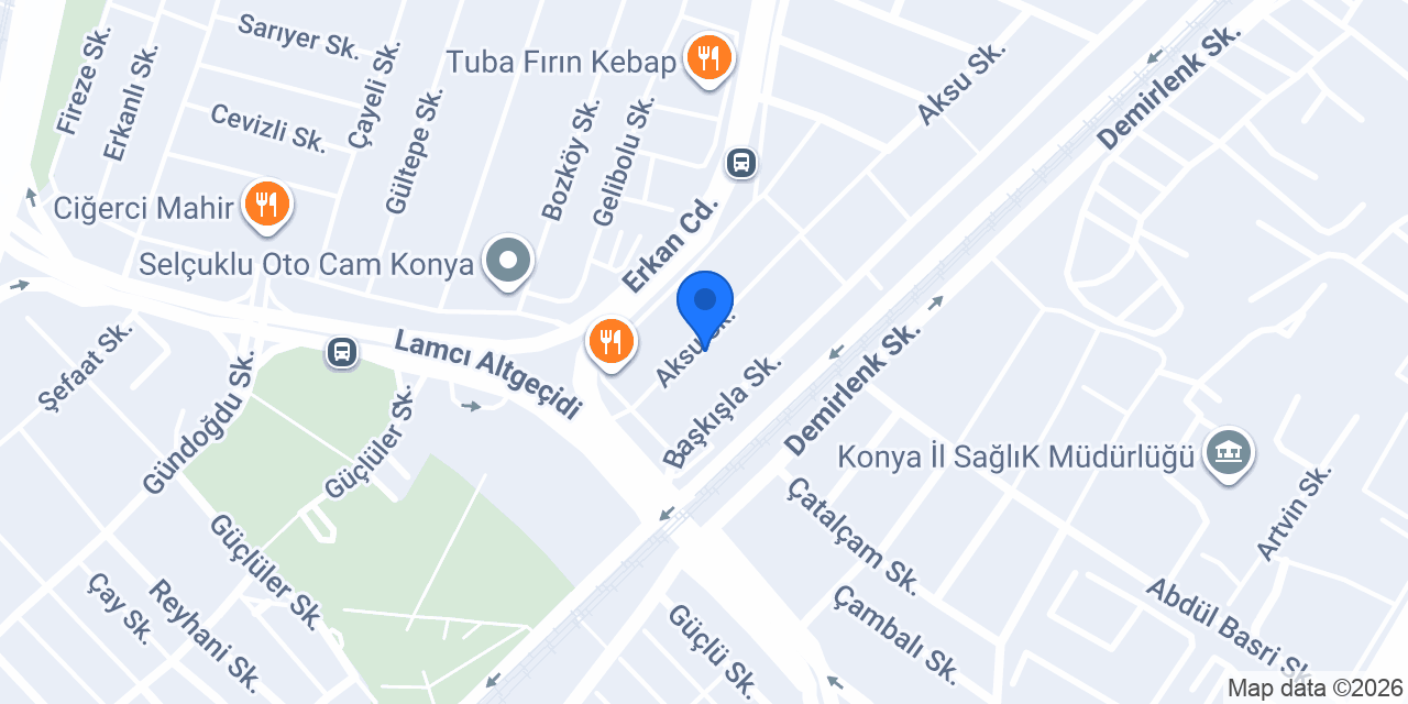 USTA 42 Konya Cam Balkon ve Panjur konumu
