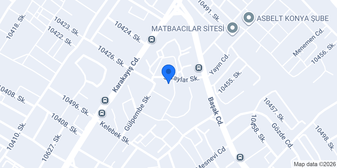 Öncel unlu mamülleri konumu