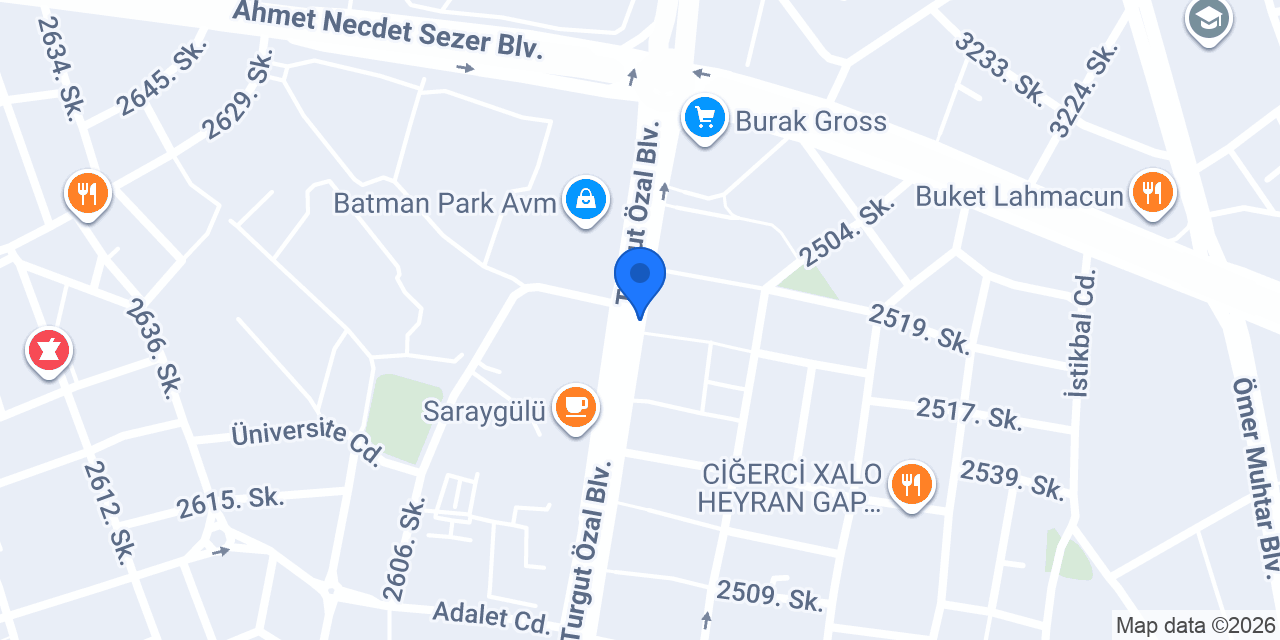 Batman istanbul Döner konumu