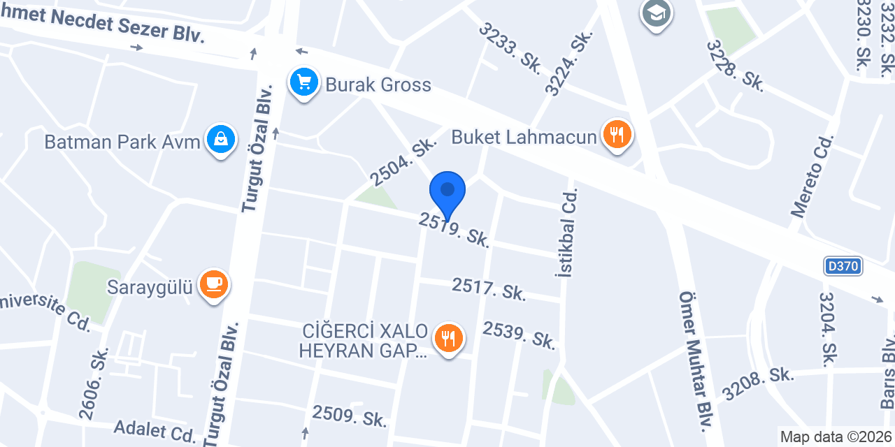 Orçun Kaya Kuaför konumu