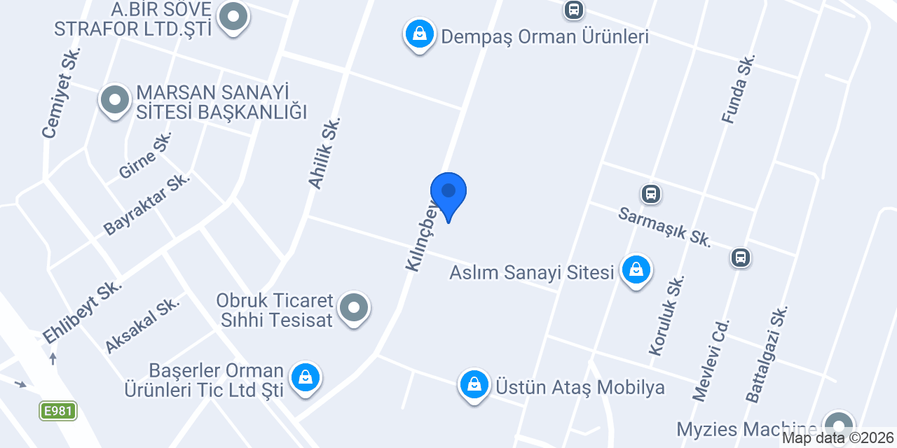ADM AHŞAP PALET SANDIK KERESTE ORMAN ÜRÜNLERİ SAN.TİC.LTD.ŞTİ. konumu