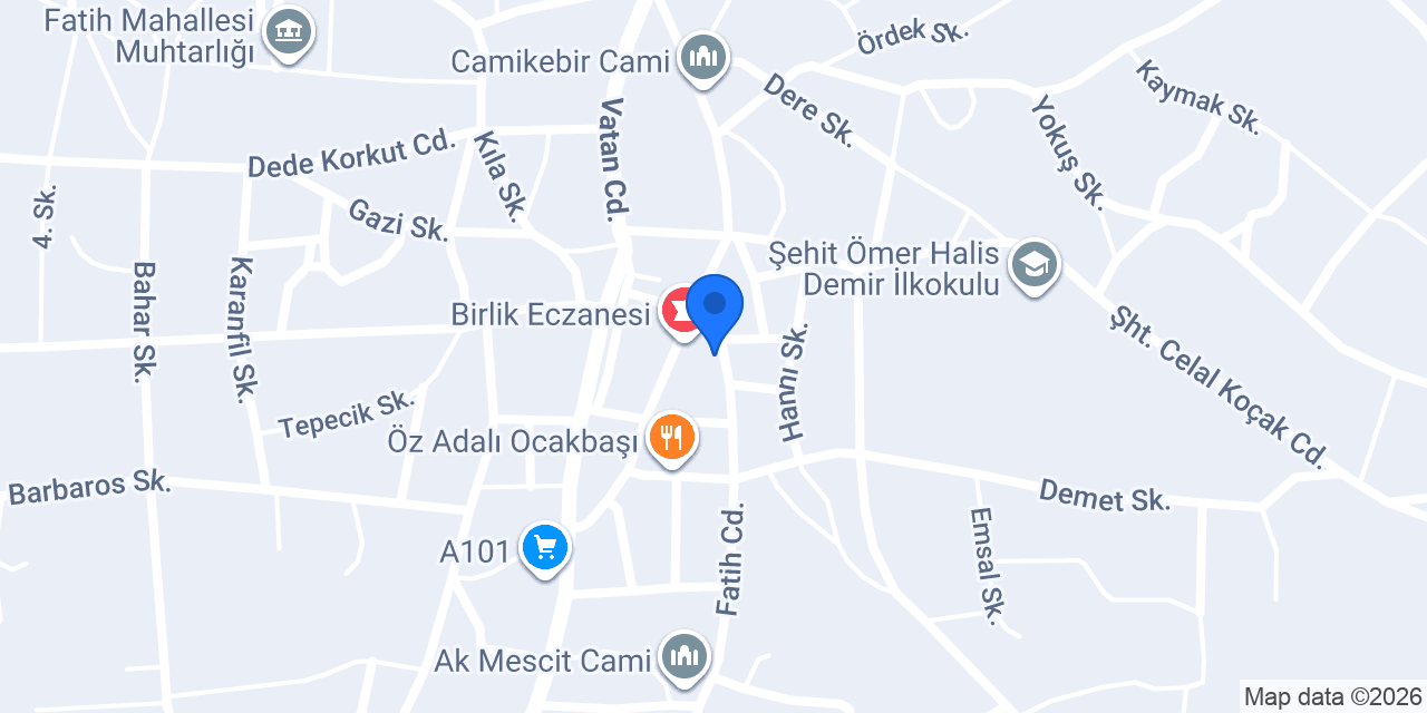 Medaş konumu