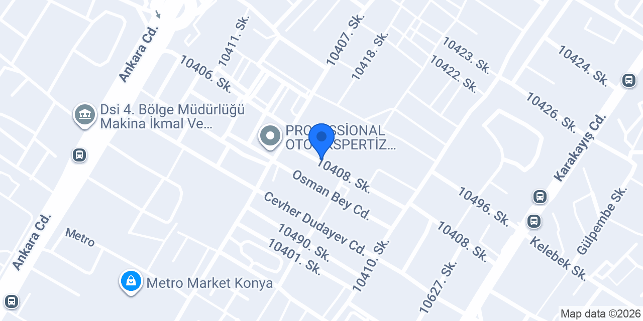 Cengaver Otomotiv konumu