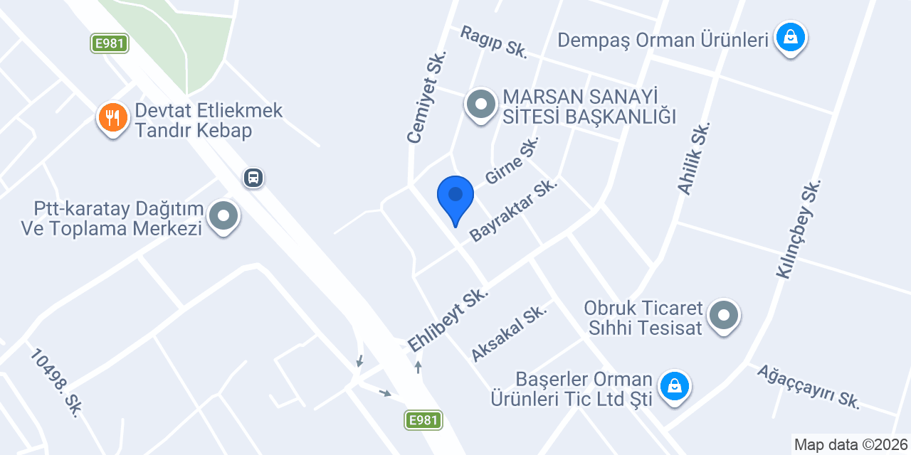 HATEMOĞLU MOBİLYA DESİGN konumu