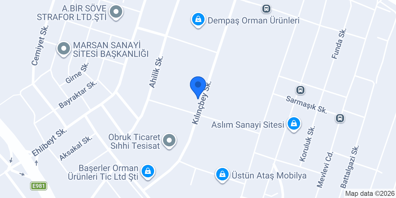 Modekon Mobilya Dekorasyon konumu