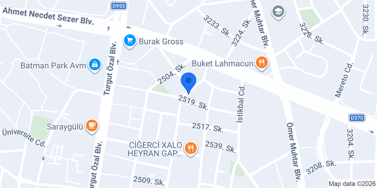 DÜRÜMCÜ NURİ USTA GAP konumu