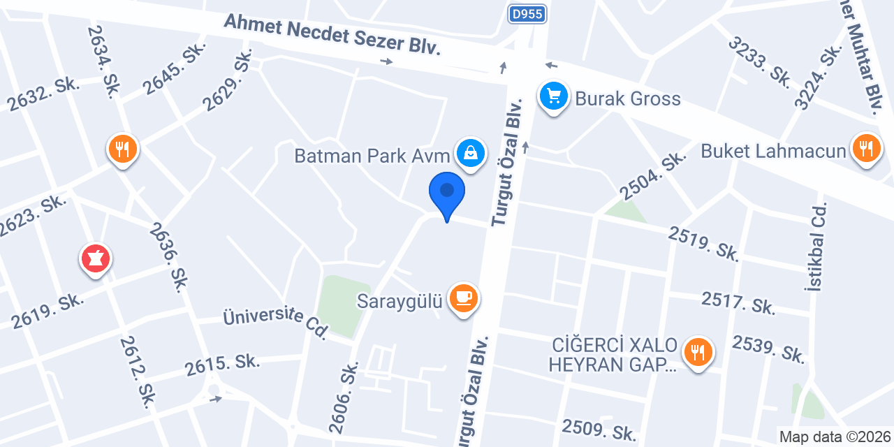 Bi’Kova Pilav Batman konumu