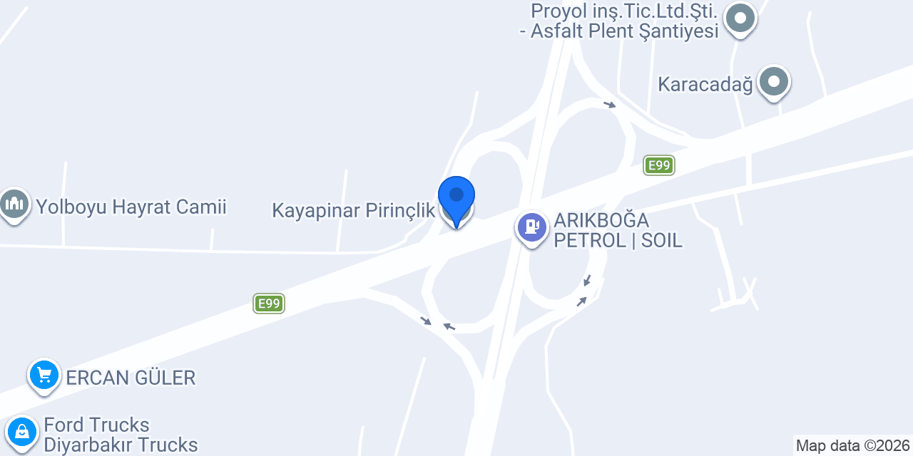 Kayapinar Pirinçlik konumu
