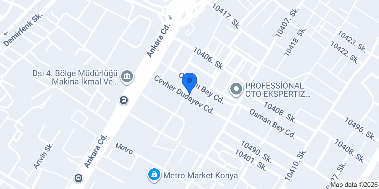 Hilal Otomotiv konumu