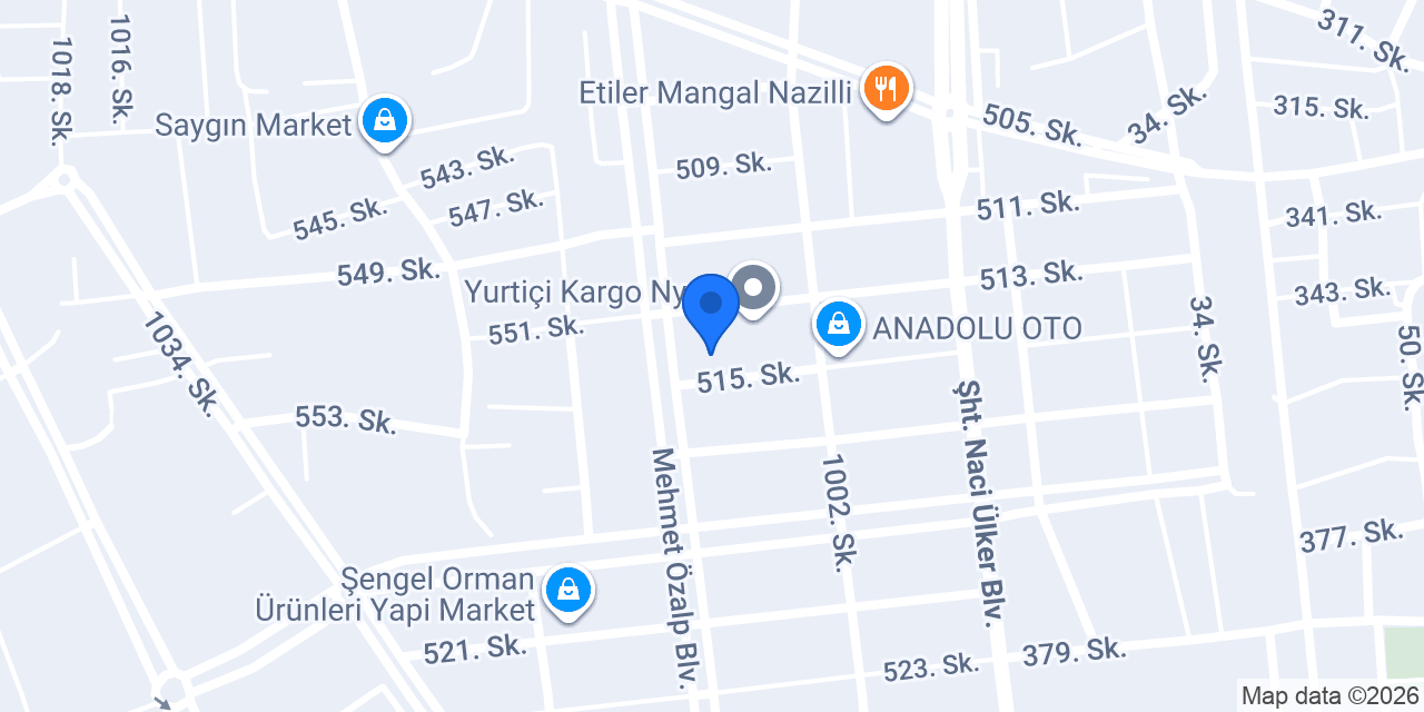 Nazilli Tuncaylar konumu