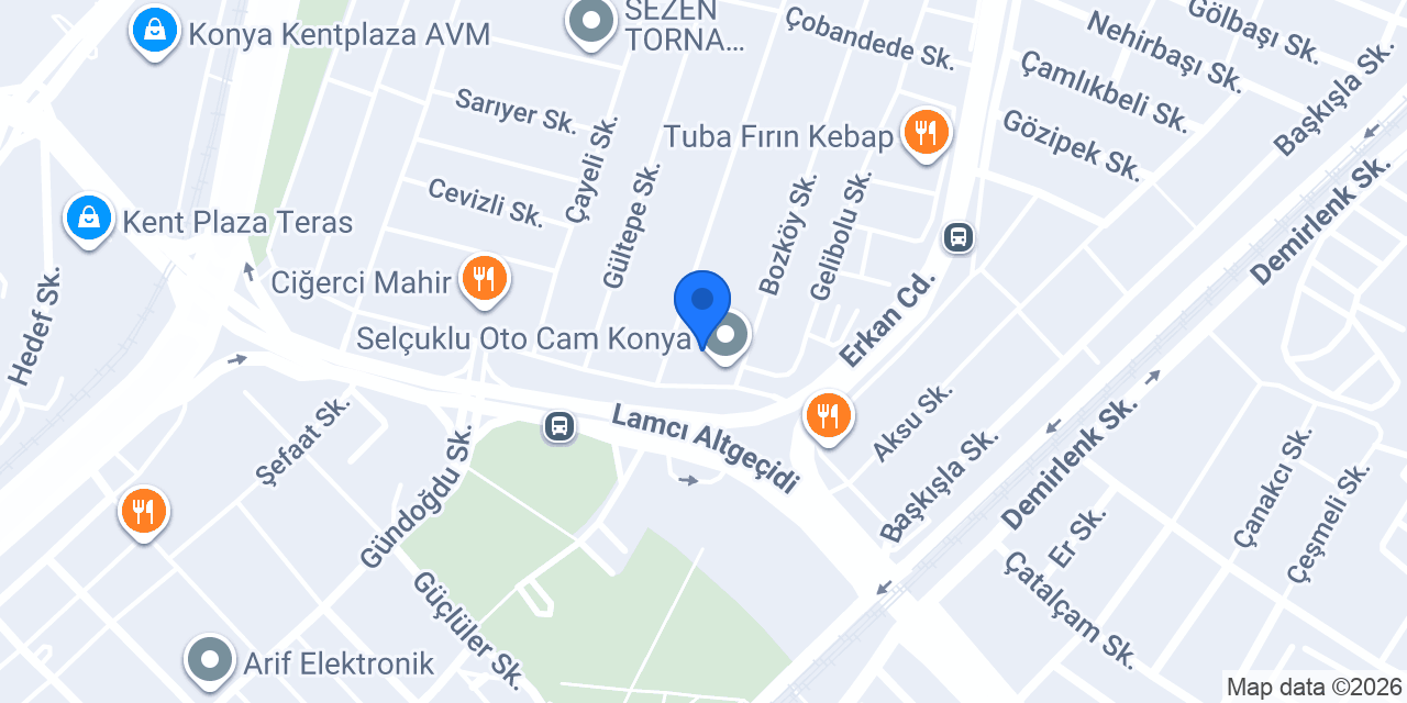 OFLAZ Özel Servis konumu