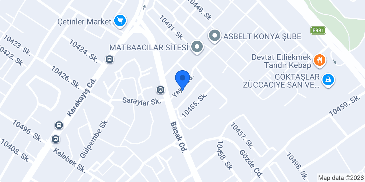 Konya Led Dünyası konumu