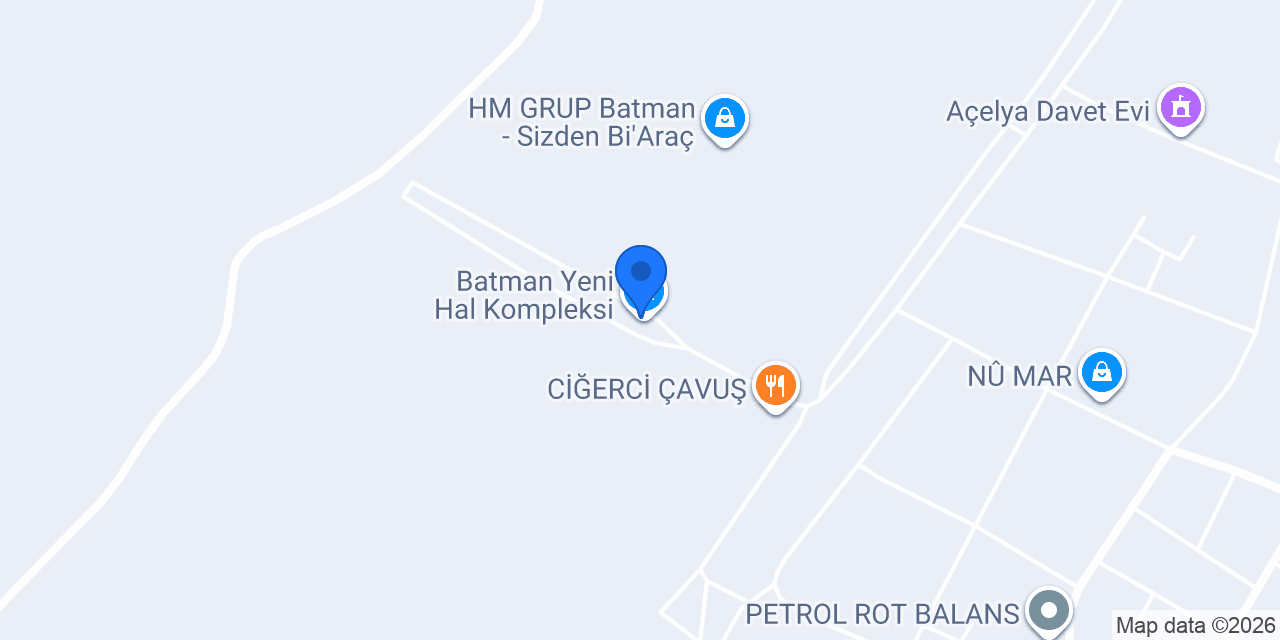 Saray Tarım Ürünleri konumu