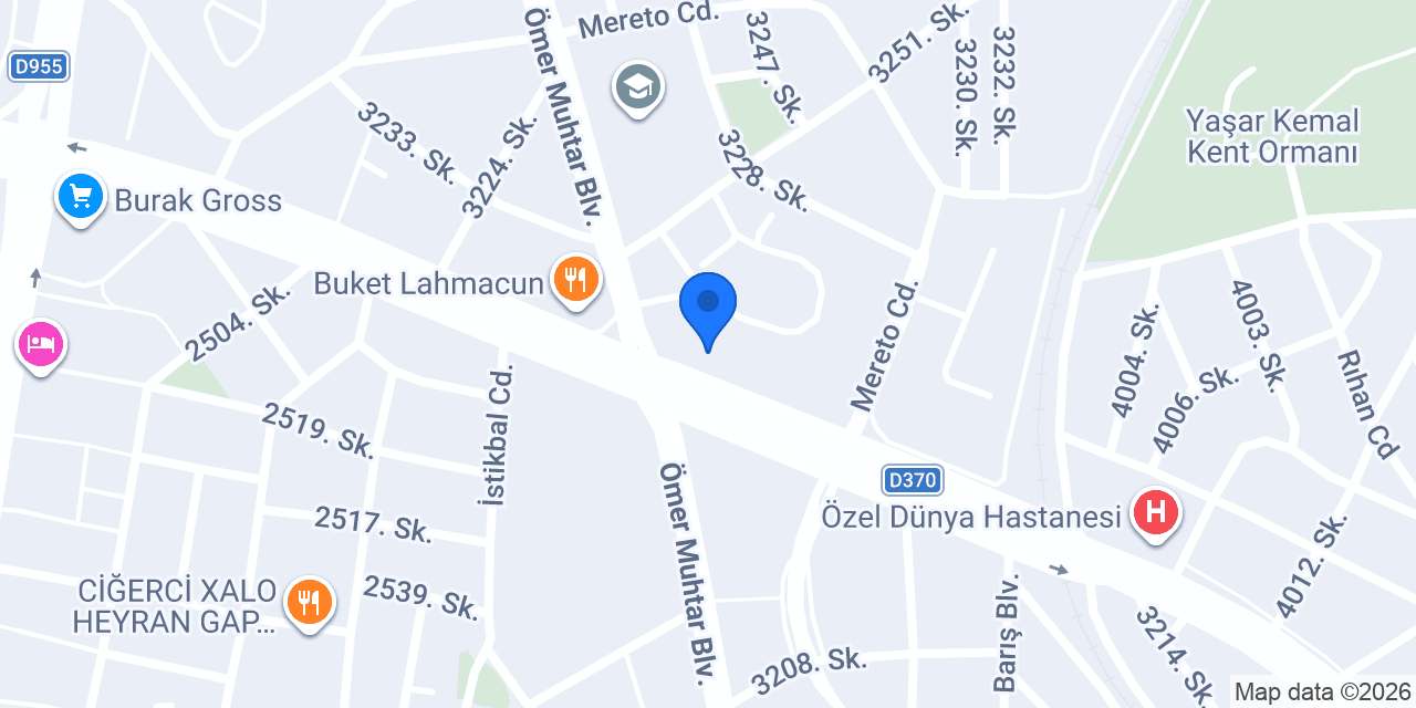 BATMAN BELLONA ADA MOBİLYA konumu
