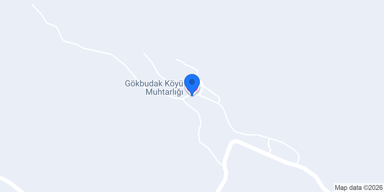 Gökbudak Köyü Muhtarlığı konumu