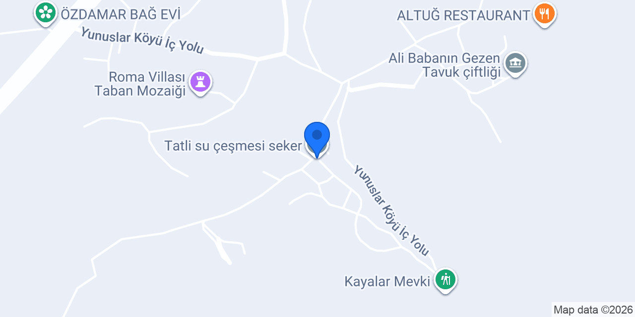 Yunuslar Köyü Muhtarlığı konumu