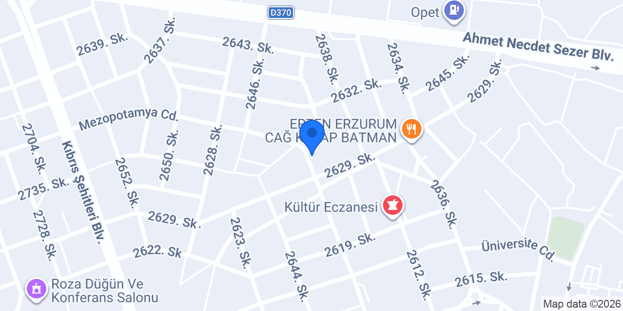 Saray Mekanik Mühendislik konumu