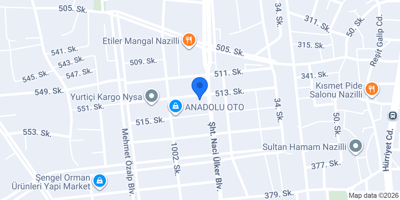 Nazilli Bereket Sigorta konumu