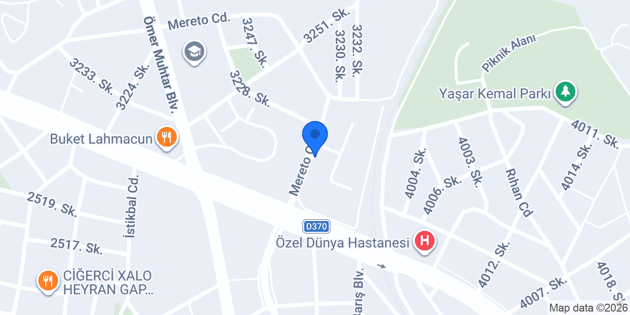 DEMİR HOCAM konumu