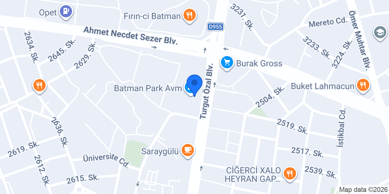 Asma Kat Restoran/Cafe konumu