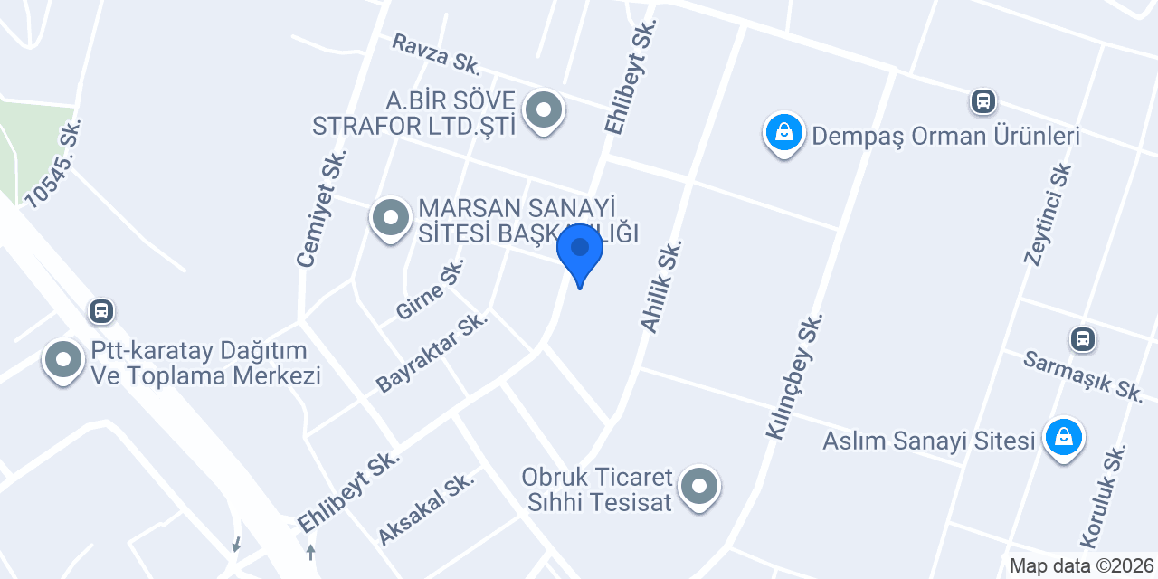 Eroğlu Makine Market - Marsan Şubesi konumu