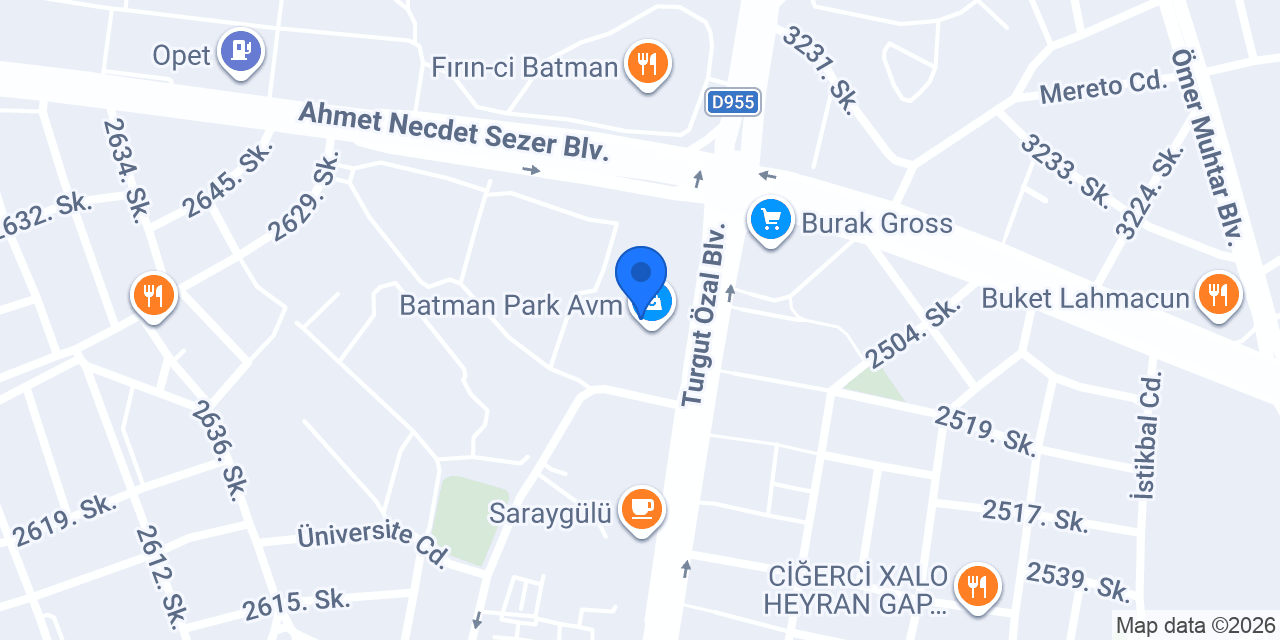 BATMANPARK PİLAVCISI konumu