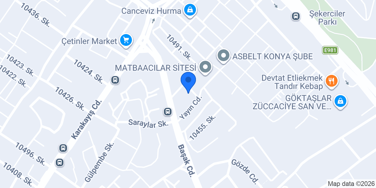 Matbaafix - Ambalajfix Konya Basım Matbaacılık konumu