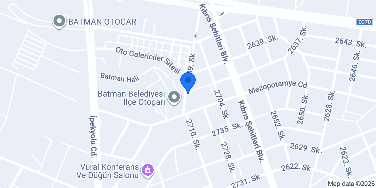 Tuncel otomotiv 1 konumu