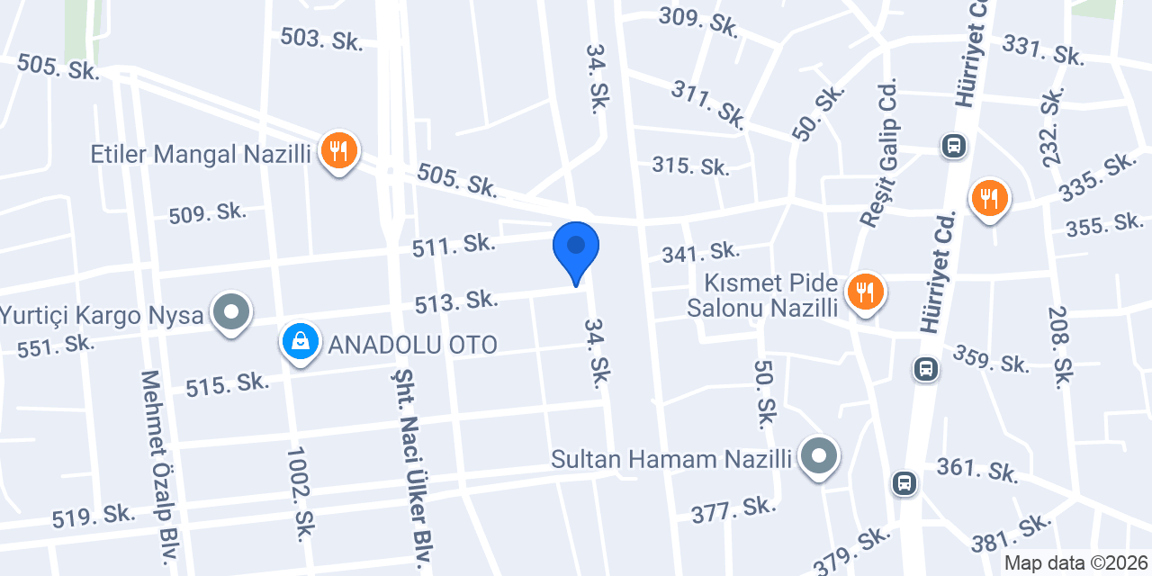 Özer Oto Tamir Bakım Servisi konumu