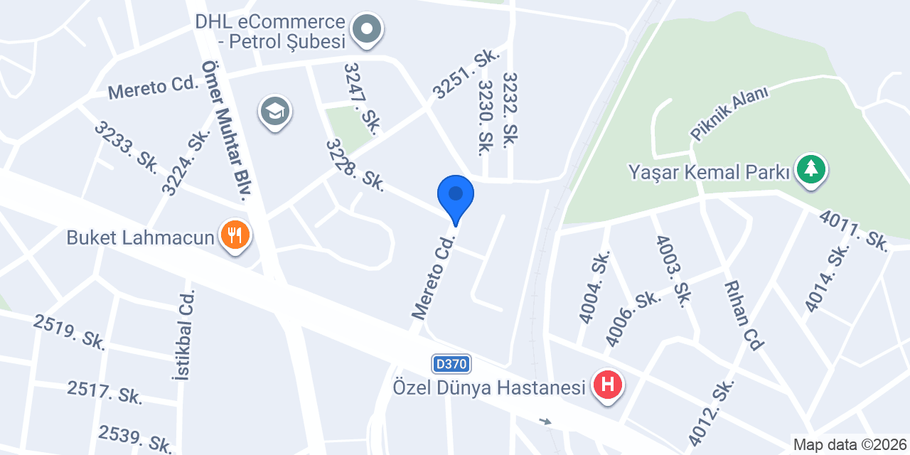Bahar Çelik Pilates Studio konumu
