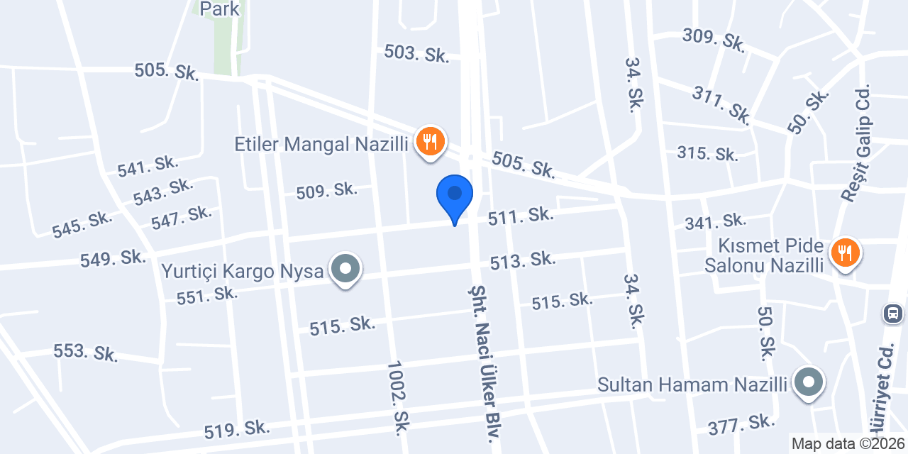 Nazilli Volkswagen Servisi konumu