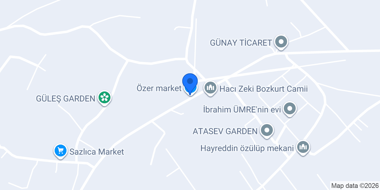 Özer market konumu