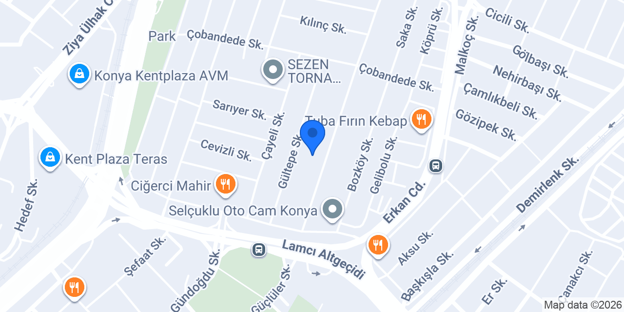 Karacaoğlu Oto Yedek Parça konumu