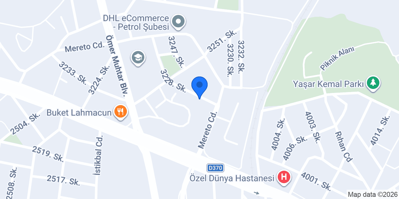 Sürat Kargo Elekhan Şube konumu